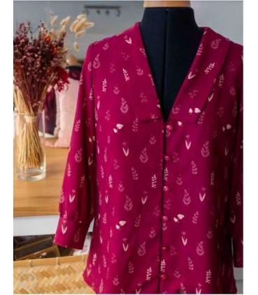 LISE TAILOR : Blouse Herbier