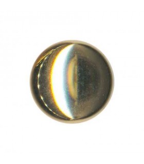 Bouton sur Pied bombé Doré - 22mm