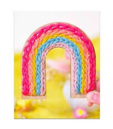 FRENCH KIT Tissage artisanal Arc-en-ciel