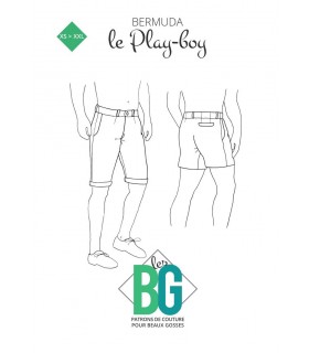 PATRONS LES BG: Bermuda LE PLAY BOY