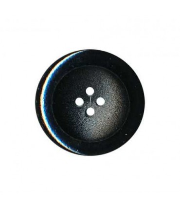 Bouton couture fantaisie 27mm - Noir