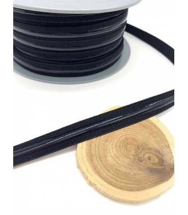 Elastique à Bretelle de soutien gorge ANTI-DÉRAPENT 13mm - NOIR