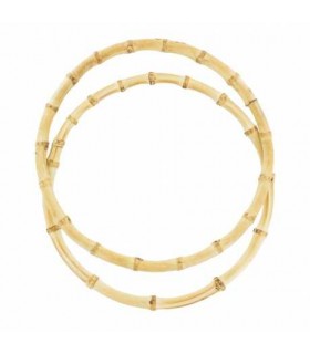 Anse de sac en BAMBOU 19cm - Naturel