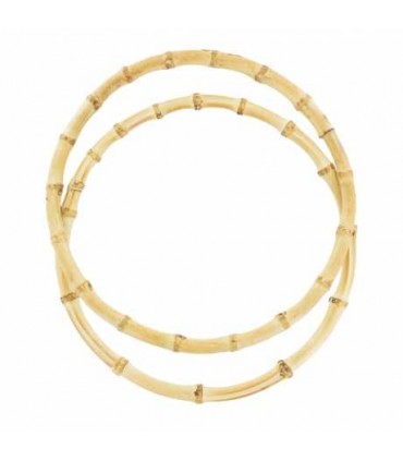 Anse de sac en BAMBOU 19cm - Naturel