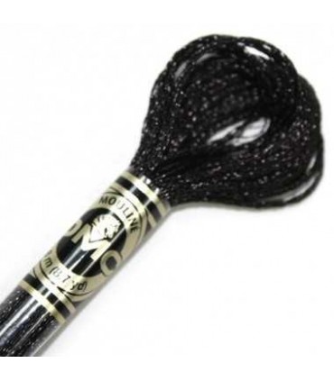 DMC Métallisé broder Noir