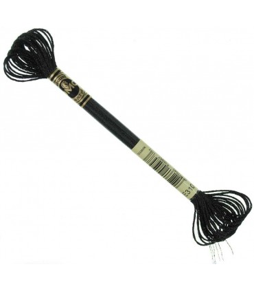 DMC Métallisé broder Noir