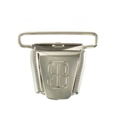 Attaches bretelles 32mm - ARGENT