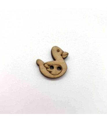 Bouton canard bois - 18mm
