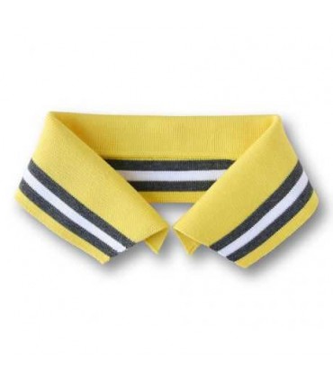 Col Polo Rayé - JAUNE  - taille M