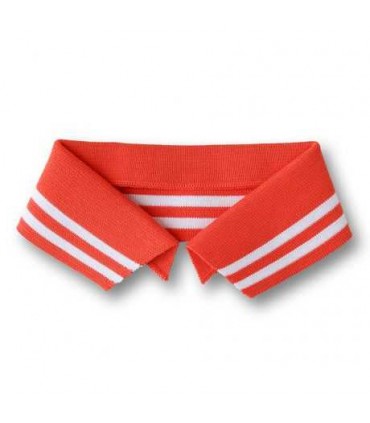 Col Polo Rayé - ORANGE  - taille M