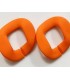 Maillon Acétate 33 x 40mm - ORANGE
