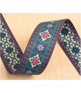 Sangle Réversible 50mm - BLEU CANARD