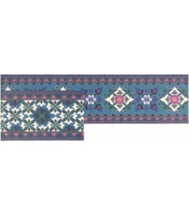 Sangle Réversible 50mm - BLEU CANARD