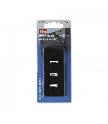 PRYM : Rallonge tour de ceinture Agrafe - NOIR