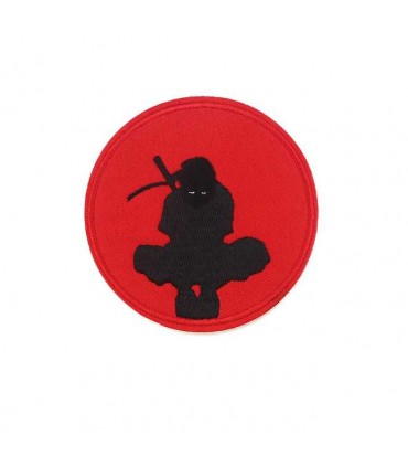 Thermocollant  - Ninja noir rond rouge