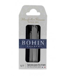 BOHIN : Aguilles à coudre Spéciales Jeans