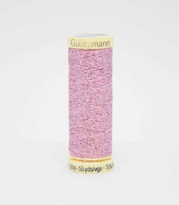 GÜTERMANN effet Métallique W331 ROSE 624