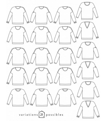 ATELIER SCÄMMIT : sweat HORIZON