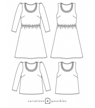 ATELIER SCÄMMIT : Blouse ou Robe JENNA