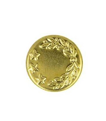 Bouton célibataire jeans 17mm - Or