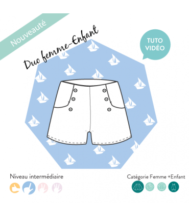 LES PATRONNES : Short Titouan