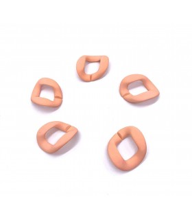 Maillon Acétate 33x40mm - CORAIL