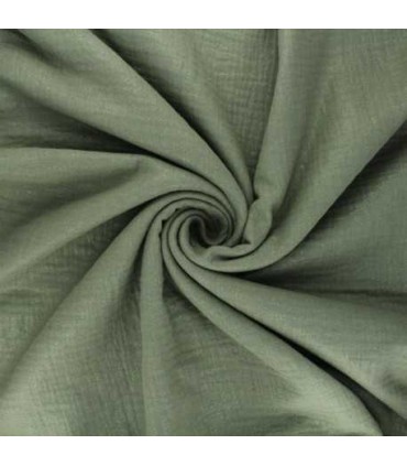 POPPY : Double Gaze Pailletée - KAKI