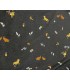 POPPY: Jersey de Coton ANIMALS -NOIR