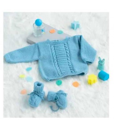 LANG YARNS : 20 modèles Layette au tricot