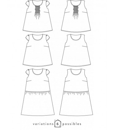 ATELIER SCÄMMIT Blouse / Robe BARCELONA