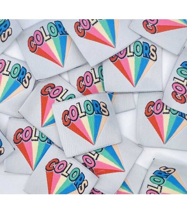Étiquette à coudre : COLORS