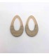 Pendentif Gouttes bois Acétate et Bois - PÊCHE