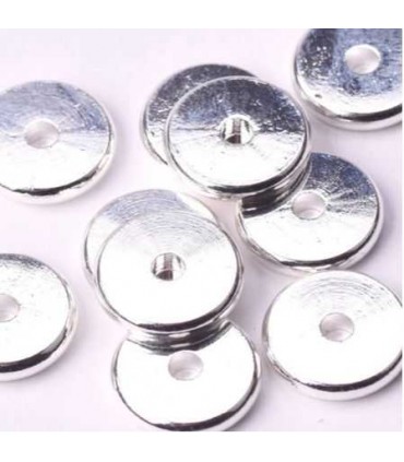 Perles intercalaires pour perle tube 10mm – ARGENT