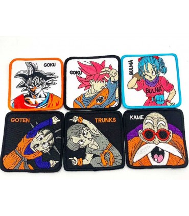 Patch brodés à Coudre : DRAGON BALL - GOKU Cheveux Rose