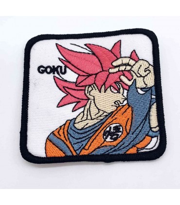 Patch brodés à Coudre : DRAGON BALL - GOKU Cheveux Rose