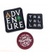 Patch velcro brodés à Coudre : Traveller