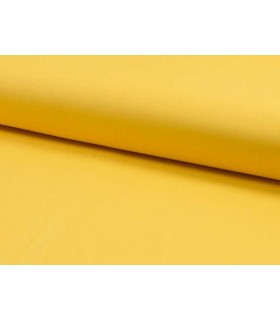 Popeline de Coton organique - JAUNE