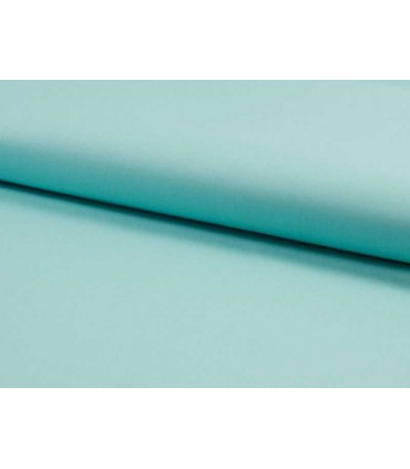 Popeline de Coton organique –  TURQUOISE