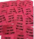 Étiquette à coudre Fluo : You're the one that i want