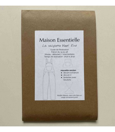 MAISON ESSENTIELLE - La salopette Week End
