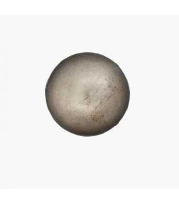 Bouton Métal sur pied 28mm - ARGENT