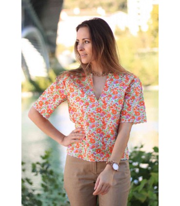 CHA'COUD : la blouse LEOLINE