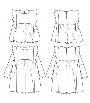 IKATEE : Blouse ou robe STELLA Kids