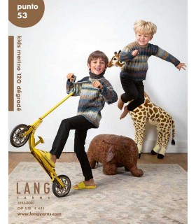 LANG YARNS : Punto 53 - Kids Mérino 120 dégradé