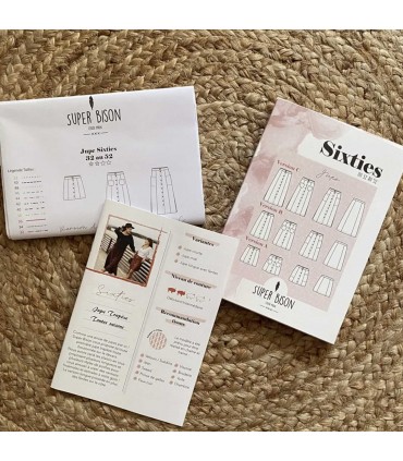 SUPER BISON jupe Sixties