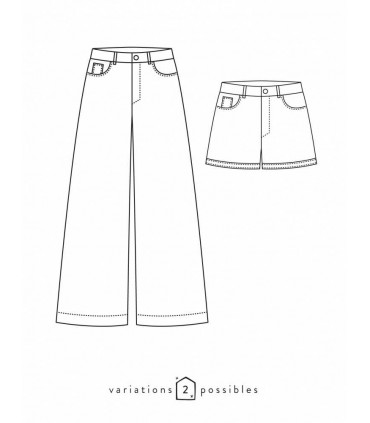 ATELIER SCÄMMIT Pantalon : CALIFORNIA