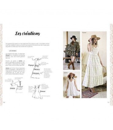 CHA’COUD : Une vie de bohème - LA GARDE ROBE complète du 34 au 44 - 14 vêtements