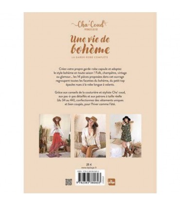 CHA’COUD : Une vie de bohème - LA GARDE ROBE complète du 34 au 44 - 14 vêtements