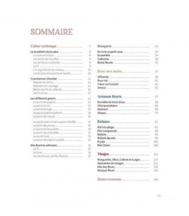 Broderies Poétiques  - Plus de 30 modèles