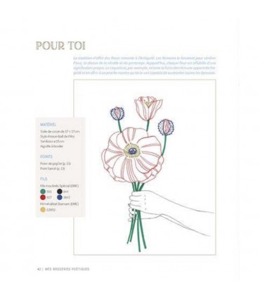 Broderies Poétiques  - Plus de 30 modèles